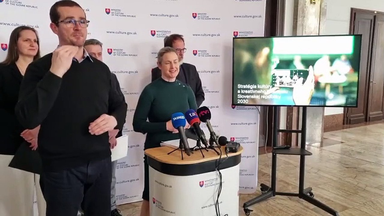ZÁZNAM: Stratégiu kultúry do roku 2030 predložili do MPK, predstavia ju aj verejnosti