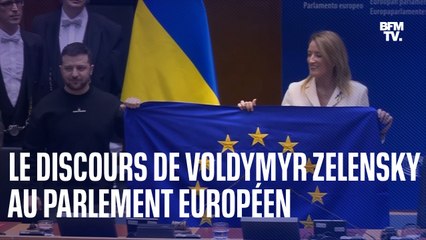 Download Video: Le discours intégral de Volodymyr Zelensky devant le Parlement européen à Bruxelles