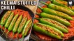 Keema Stuffed Chilli | Murgh Bharwa Mirch | Chicken Keema Recipe By Smita Deo | Get Curried
