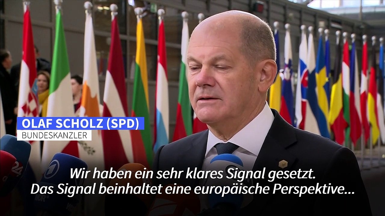 Scholz wünscht sich mehr Tempo bei EU-Erweiterung
