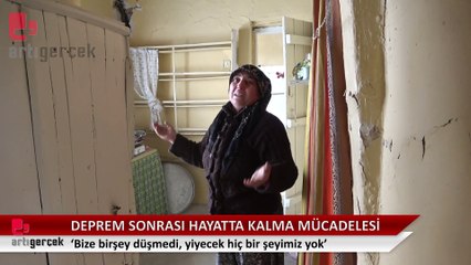 'Bize bir şey düşmedi. Yiyecek hiç bir şeyimiz yok'