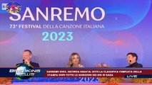 Sanremo 2023, seconda serata: ecco la classifica completa della  stampa dopo tutte le esibizioni dei