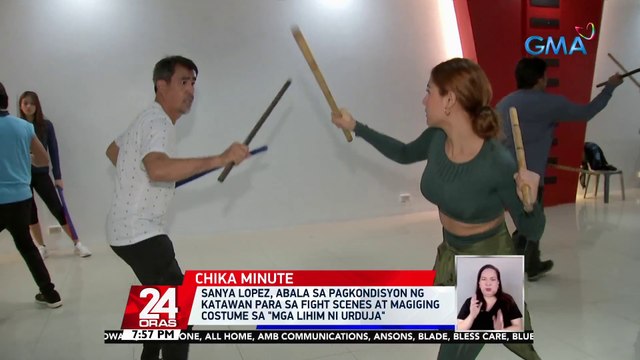 Sanya Lopez, abala sa pagkondisyon ng katawan para sa fight scenes at magiging costume sa Mga Lihim ni Urduja | 24 Oras