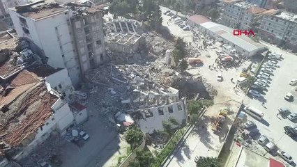 HATAY'DA YIKILAN HASTANEDE ARAMA- KURTARMA ÇALIŞMALARI DEVAM EDİYOR