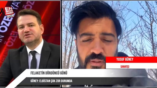 Yusuf Güney, deprem bölgesi Elbistan'da neler yaşandığını Ensonhaber'e anlattı
