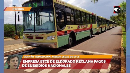 Download Video: Empresa ETCE de Eldorado reclama pagos de subsidios nacionales