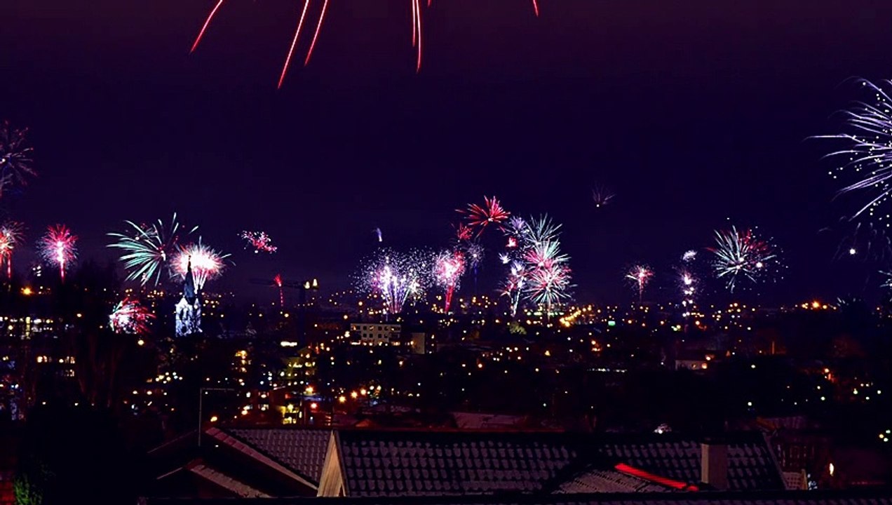 Relaxing Sleep Sounds: Ambient City Fireworks in the Background - Perfect for a Good Night's Sleep