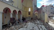152 YILLIK İSKENDERUN LATİN KATOLİK KİLİSESİ DEPREMDE AĞIR HASAR GÖRDÜ