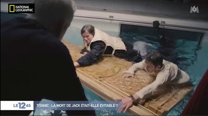Zapping du 09/02 - Titanic : James Cameron prouve que Jack pouvait monter sur la planche, mais... !