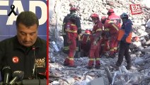 AFAD Genel Müdürü Orhan Tatar, depremle ilgili açıklamalarda bulundu