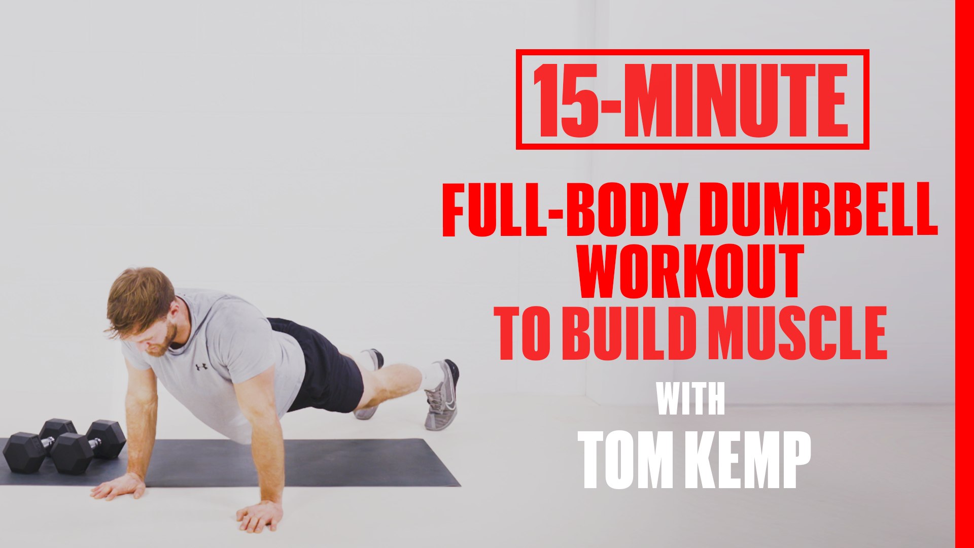 15-minute Full-body Dumbbell Workout to Build Muscle - video Dailymotion