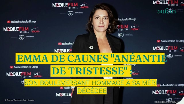 Emma de Caunes anéantie de tristesse : son bouleversant hommage à sa mère décédée