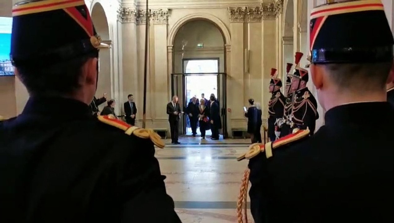 El rey emérito Juan Carlos de Borbón acude como invitado a la ceremonia de Vargas Llosa