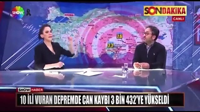 Depreme 'kader' diyenlere isyan eden Show TV Ana Haber spikeri istifa etti
