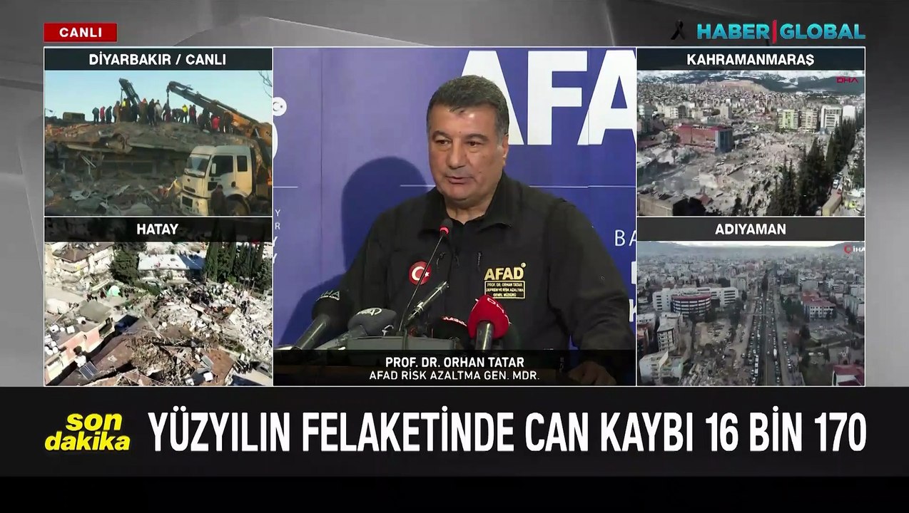 AFAD Risk Azaltma Genel Müdürü Prof. Dr. Orhan Tatar: 1400'ün üzerinde artçı oldu, hasarlı binalara girilmemeli