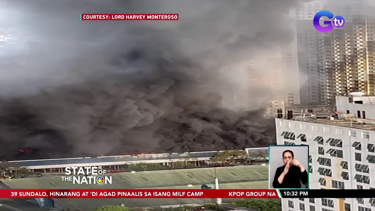 Sunog sa lumang Araneta City Bus Terminal sa Quezon City, umabot sa Task Force Bravo | SONA