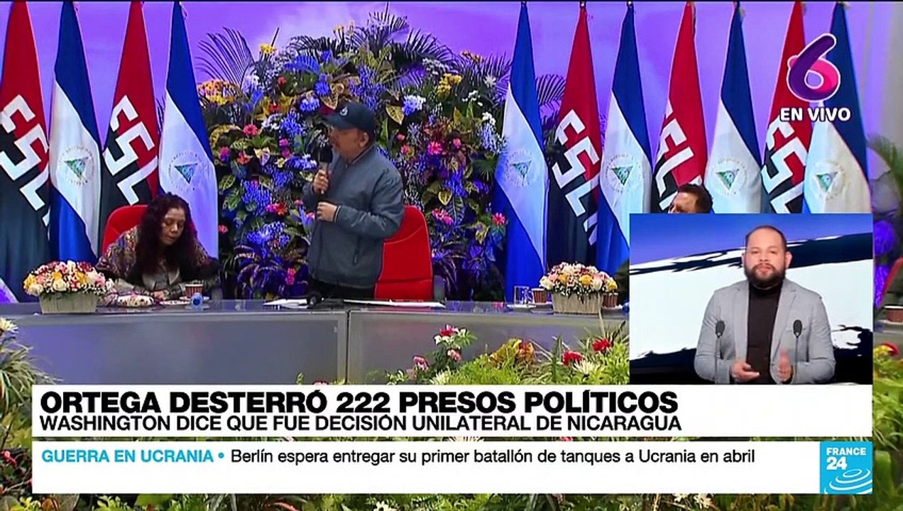222 prisioneros nicaragüenses fueron deportados a Estados Unidos por el Gobierno de Daniel Ortega