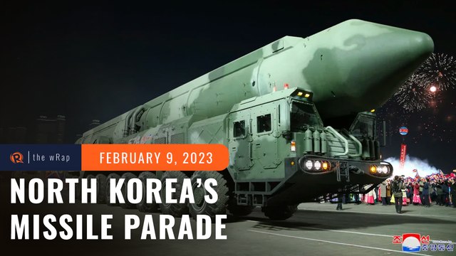 North Korea shows off largest-ever number of nuclear missiles at nighttime parade