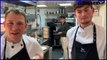 Five apprentices served a sumptuous three course meal at The Kennels at Goodwood near Chichester in West Sussex