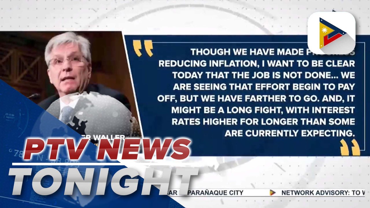 Fed governor says interest rates may go higher for longer than expected