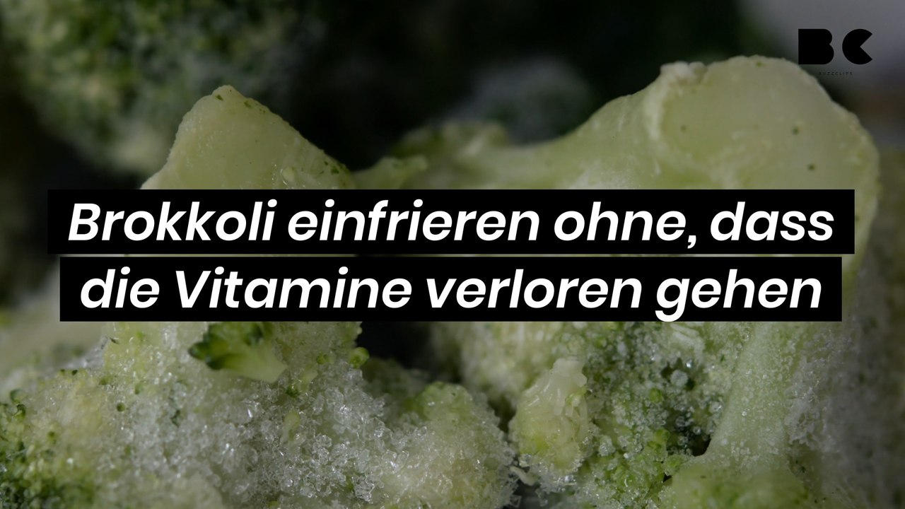 Brokkoli einfrieren ohne, dass die Vitamine verloren gehen