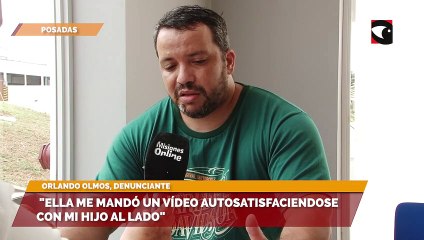 Ella me mandó un vídeo autosatisfaciendose con mi hijo al lado