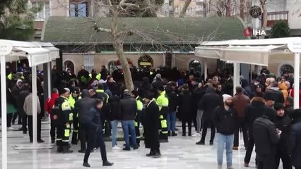 Deprem bölgesine giderken hayatını kaybeden Hüseyin Hamarat son yolculuğa uğurlandı