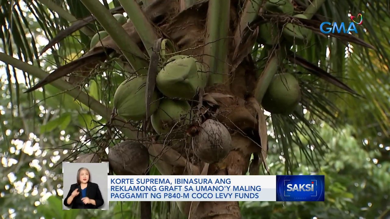 Korte Suprema, ibinasura ang reklamong graft sa umano'y maling paggamit ng P840-M Coco Levy funds | Saksi