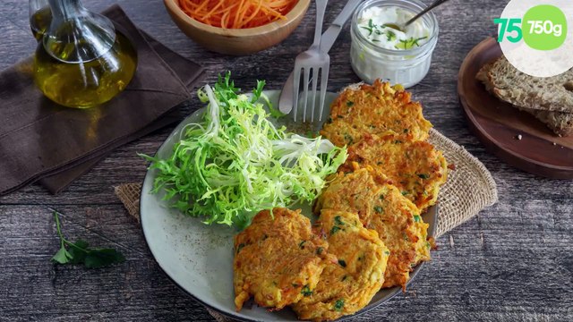 Galettes de carottes au cumin