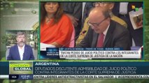 Argentinos discuten admisibilidad de juicio político contra magistrados