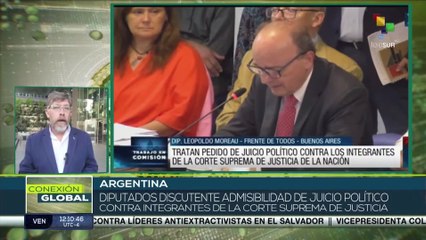 Argentinos discuten admisibilidad de juicio político contra magistrados