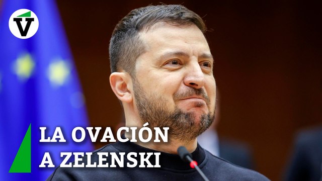 La ovación del Parlamento Europeo a Volodímir Zelenski durante su visita a Bruselas