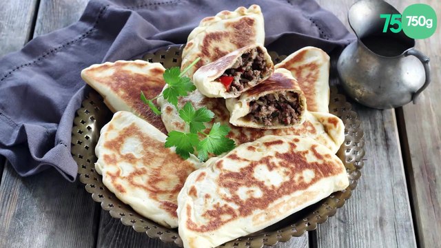 Crêpes turques farcies à la viande