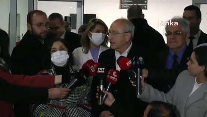 Kılıçdaroğlu, Ankara'ya getirilen depremzedeleri ziyaret etti: "Türkiye’nin yüreği yanıyor, çok büyük acılar var"