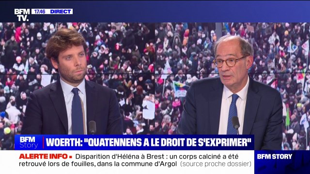 Éric Woerth, député Renaissance de l’Oise sur le retour d'Adrien Quatennens à l'Assemblée nationale: La justice est passée, ce qu'il a fait est inacceptable, mais il est député, il a le droit de s'exprimer