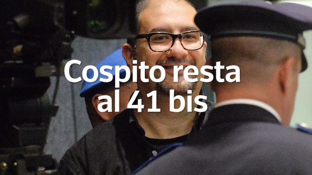 L'anarchico Alfredo Cospito resta al 41 bis