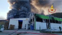 Gambugliano (VI) - Incendio in un’azienda di produzioni elettromeccaniche (09.02.23)