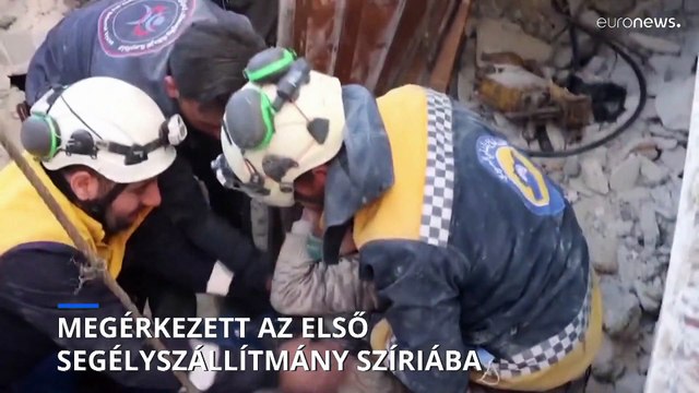 Hosszas huzavona után megérkeztek az első segélyszállítmányok Szíriába a földrengés túlélőihez