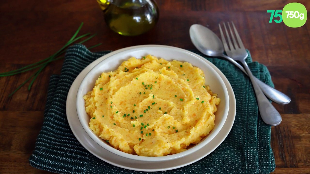 Purée de cèleri rave, carottes et pommes de terre