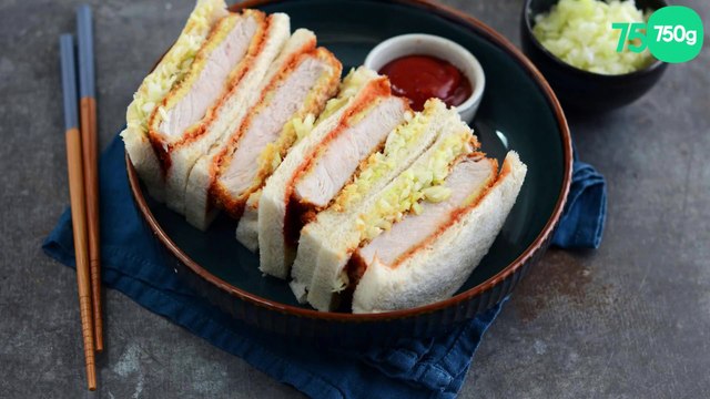 Sandwich japonais au porc pané (Katsu Sando)