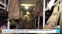 Soldados ucranianos se refugian en sótanos secretos en