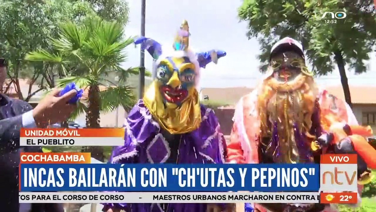 Los 'incas' Franco y Alejandro bailarán con comparsa de ch'utas en el Corso de Corsos