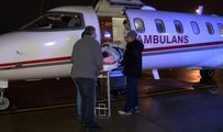 Kahramanmaraş ve Malatya'dan Sağlık Bakanlığı uçakları ile yaralılar İstanbul'a getirildi