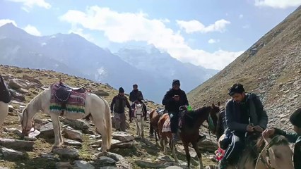 first time horse riding ki wo bi _Naran Part 3--☺️