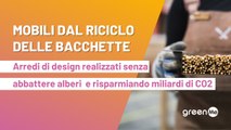 Mobili dal riciclo delle bacchette. Arredi di design realizzati senza abbattere alberi e risparmiando miliardi di CO2