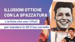 Illusioni ottiche con la spazzatura: l'artista che usa i rifiuti per mandare in tilt il tuo cervello