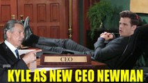 CBS The Young And The Restless Spoilers Victor appoints Kyle as CEO of Newman Enterprises - Adam Jealous