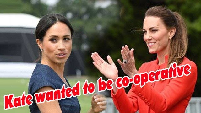 Those infamous texts between Catherine and Meghan showed 'Kate wanted to be co operative'