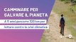 Camminare per salvare il pianeta, a 11 anni percorre 320 km per lottare contro la crisi climatica