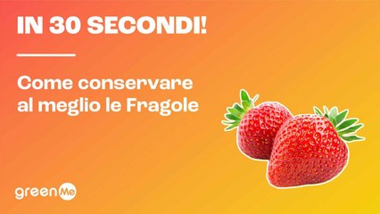 In 30 secondi! Come conservare al meglio le fragole